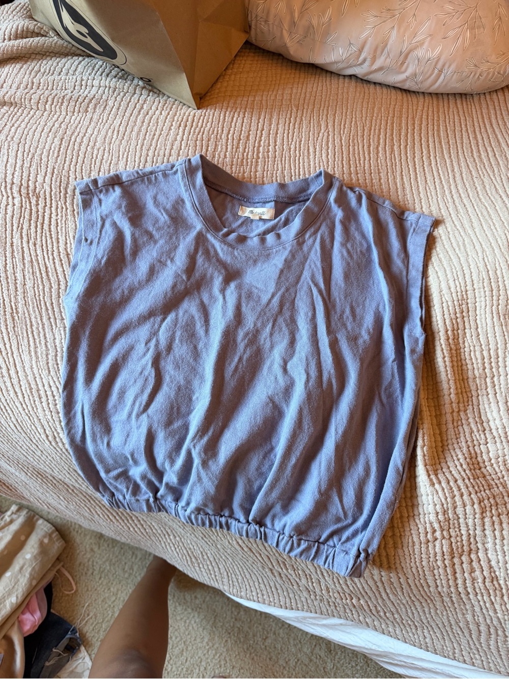 Madewell lavender purple women's top
